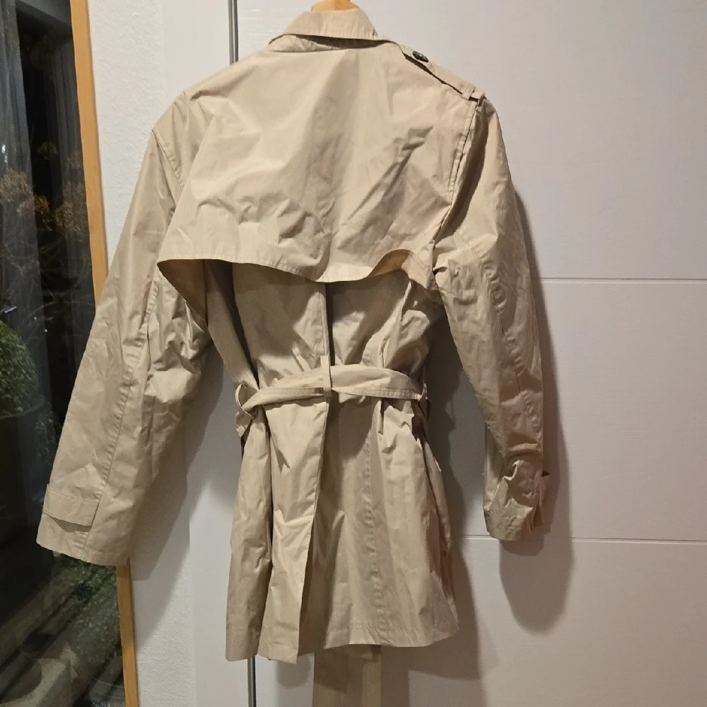 Nine West Beige Belted Trench Coat for Women, XL, GUC, Designer Chic, Casual - Picture 9 of 12